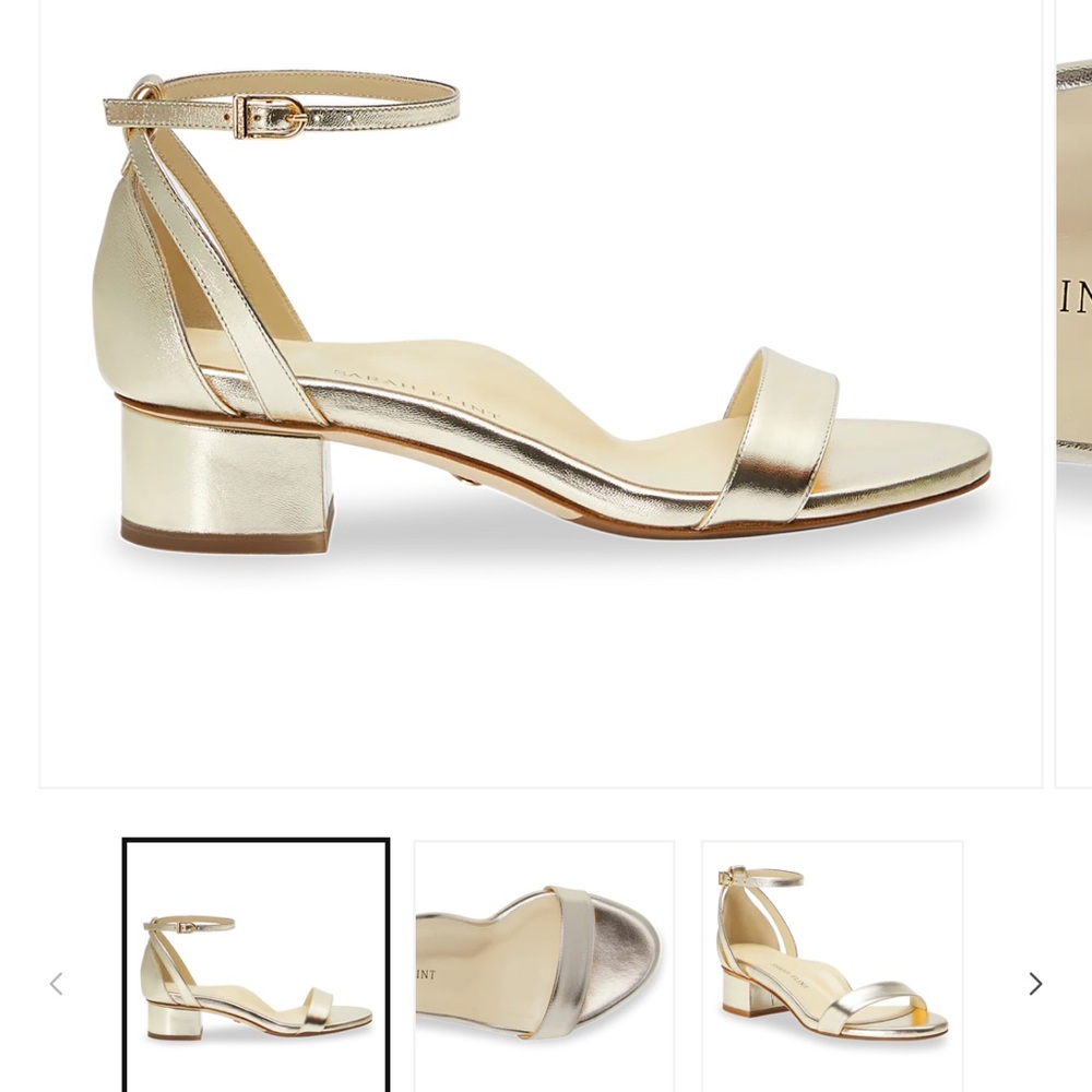 Sarah Flint Perfect Block Sandal 30. Size 41.5.